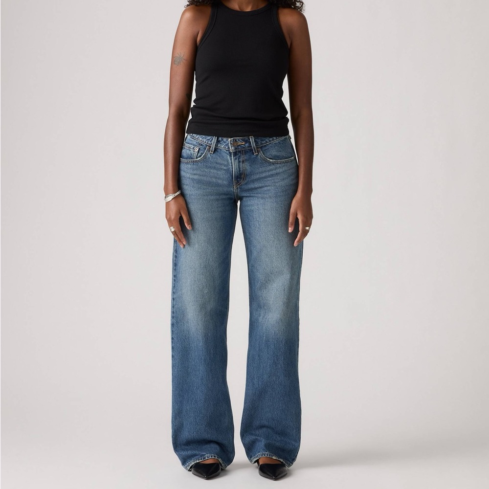 Levi's Low rise Wide leg Women's Blue Jeans